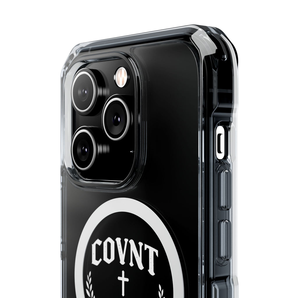 Clear Magnetic Phone Case — COVNT Emblem Clear Impact Case with MagSafe Ring