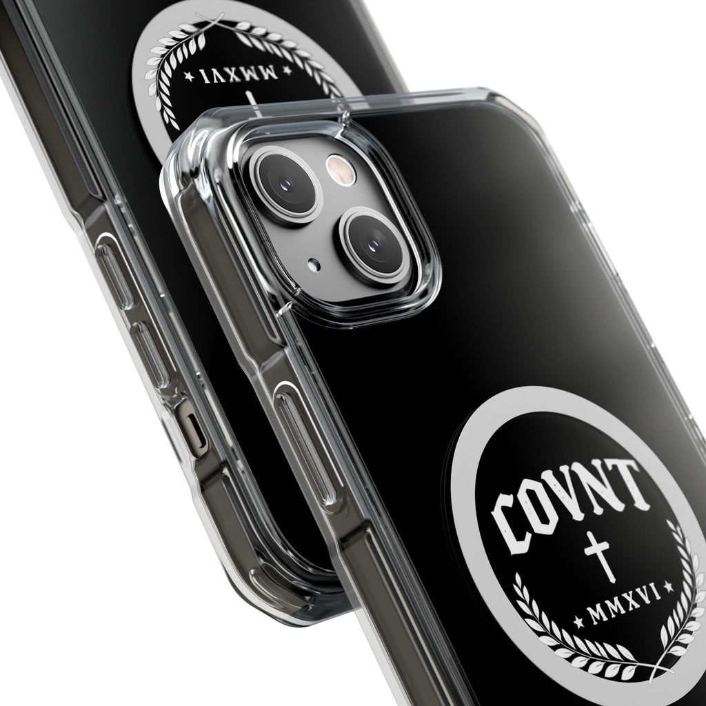 Clear Magnetic Phone Case — COVNT Emblem Clear Impact Case with MagSafe Ring