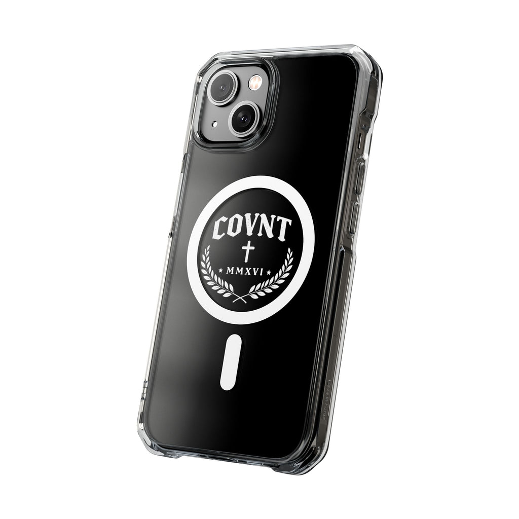 Clear Magnetic Phone Case — COVNT Emblem Clear Impact Case with MagSafe Ring