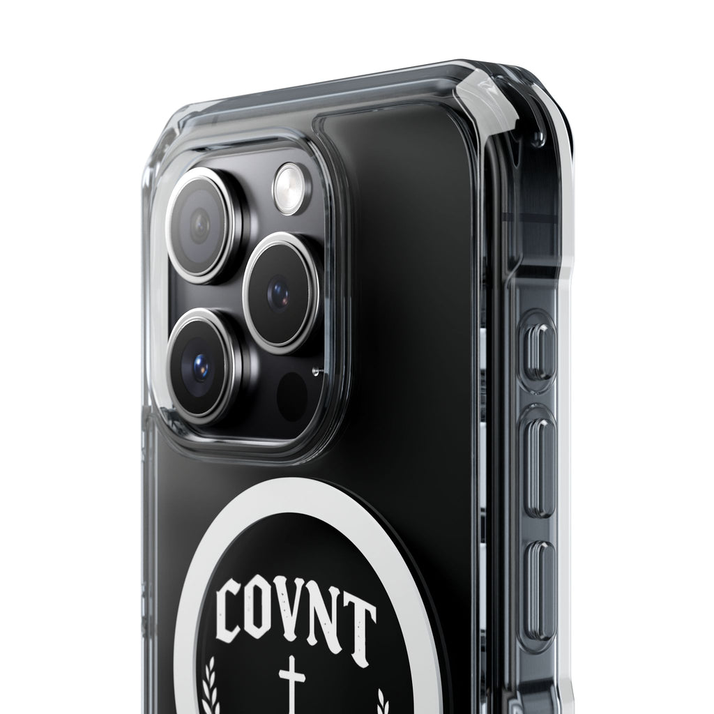 Clear Magnetic Phone Case — COVNT Emblem Clear Impact Case with MagSafe Ring
