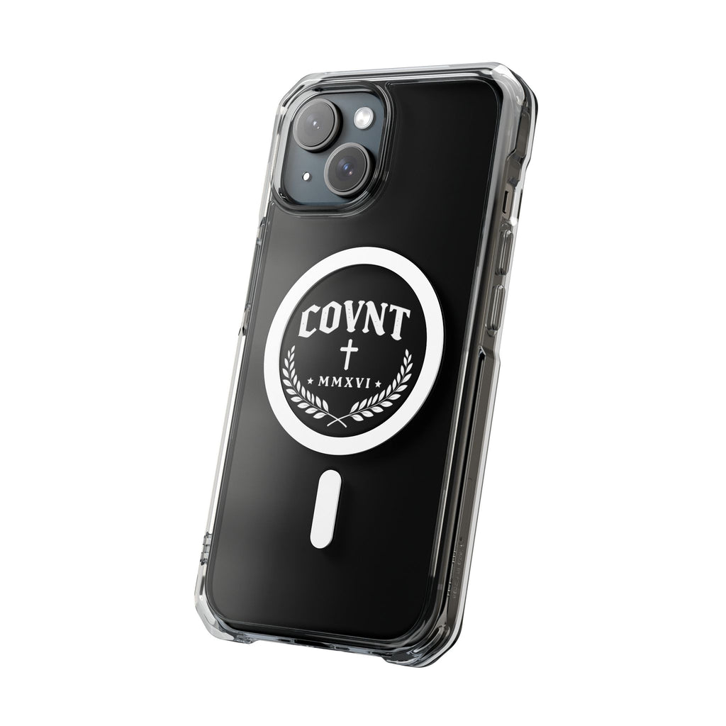 Clear Magnetic Phone Case — COVNT Emblem Clear Impact Case with MagSafe Ring