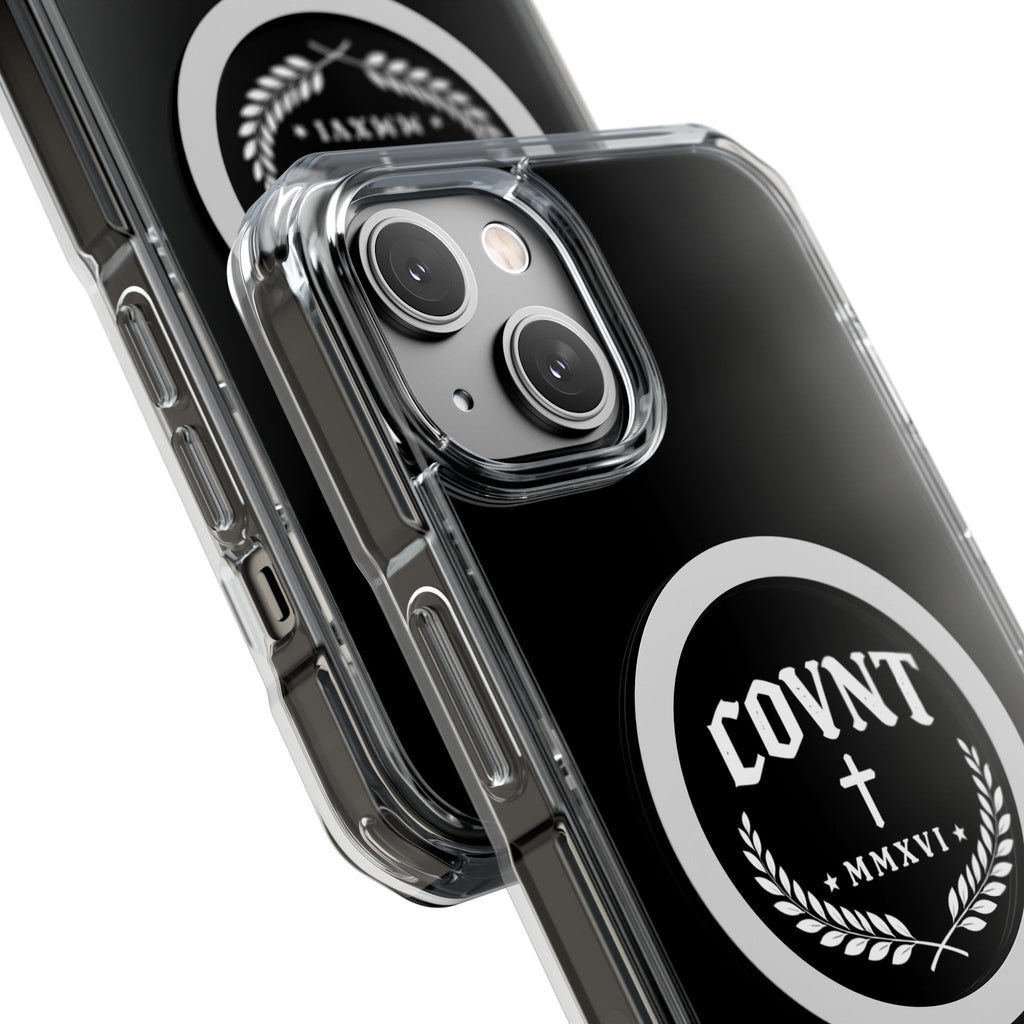 Clear Magnetic Phone Case — COVNT Emblem Clear Impact Case with MagSafe Ring