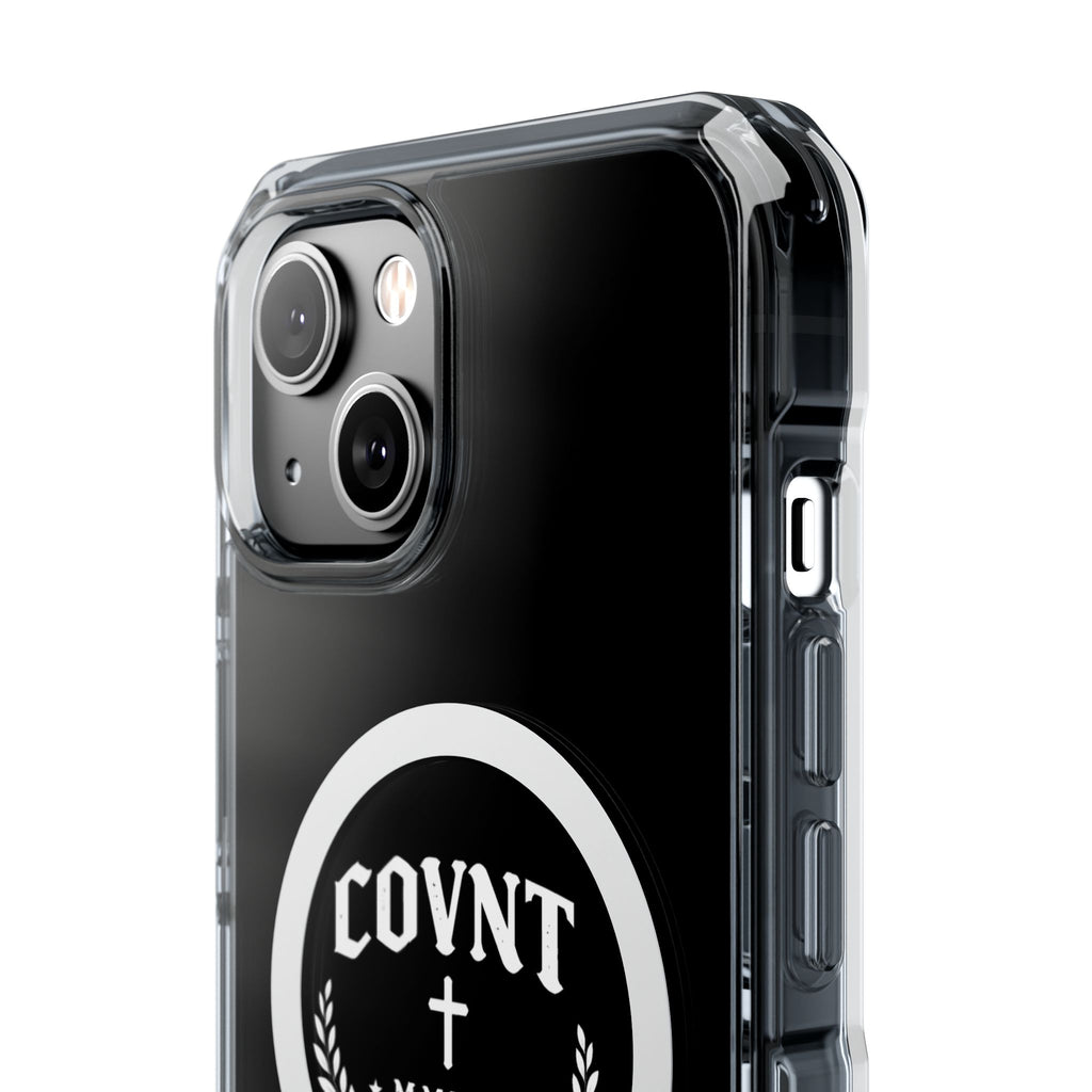 Clear Magnetic Phone Case — COVNT Emblem Clear Impact Case with MagSafe Ring