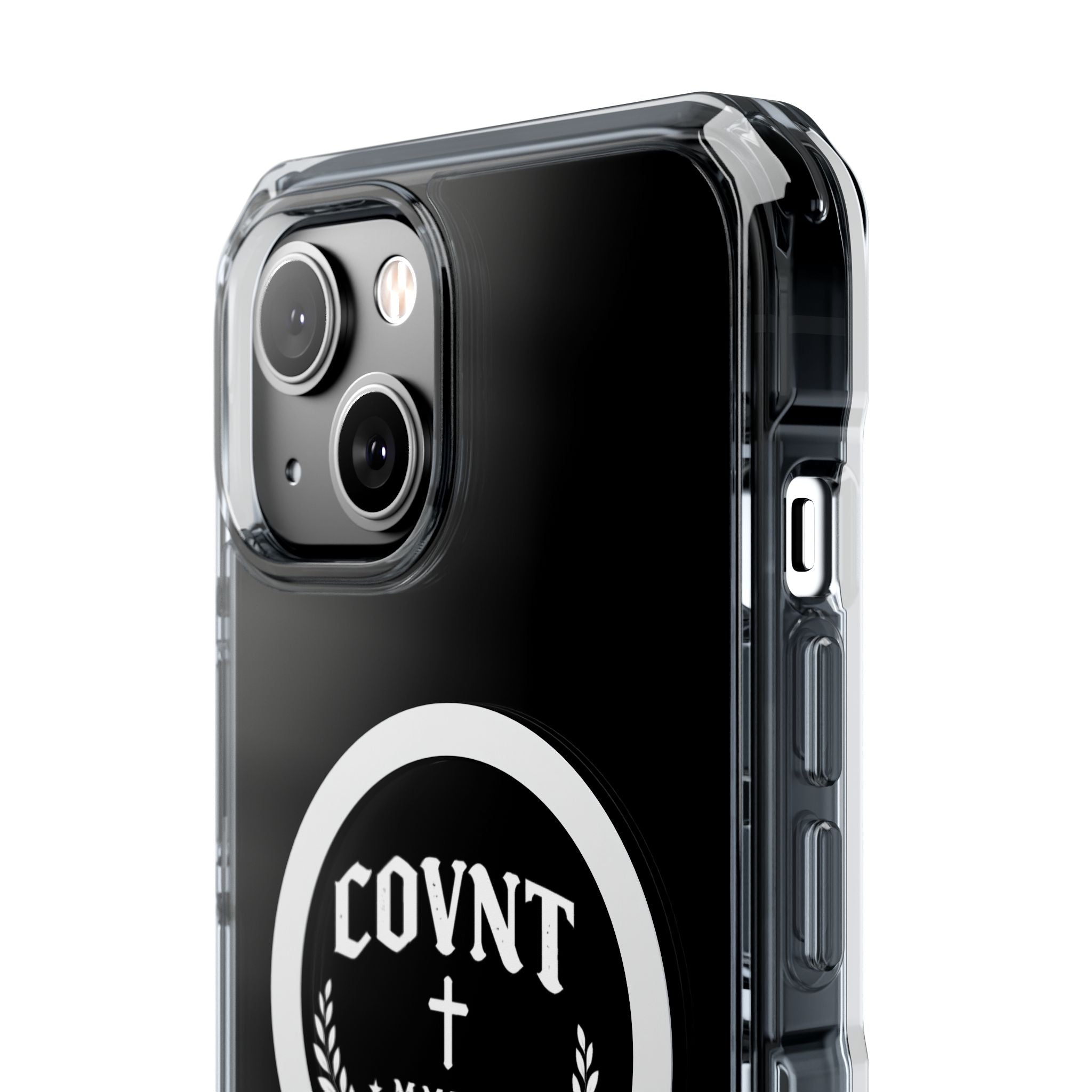 Clear Magnetic Phone Case — COVNT Emblem Clear Impact Case with MagSafe Ring