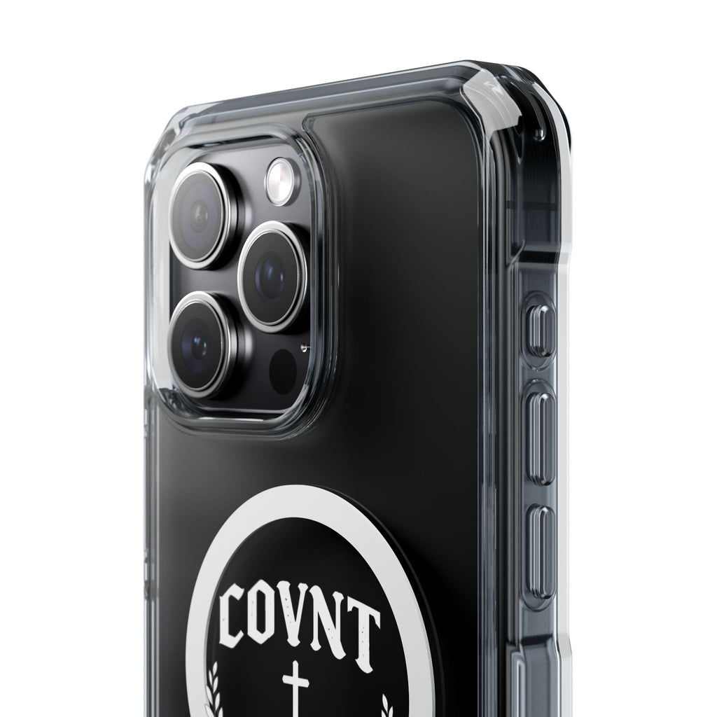 Clear Magnetic Phone Case — COVNT Emblem Clear Impact Case with MagSafe Ring