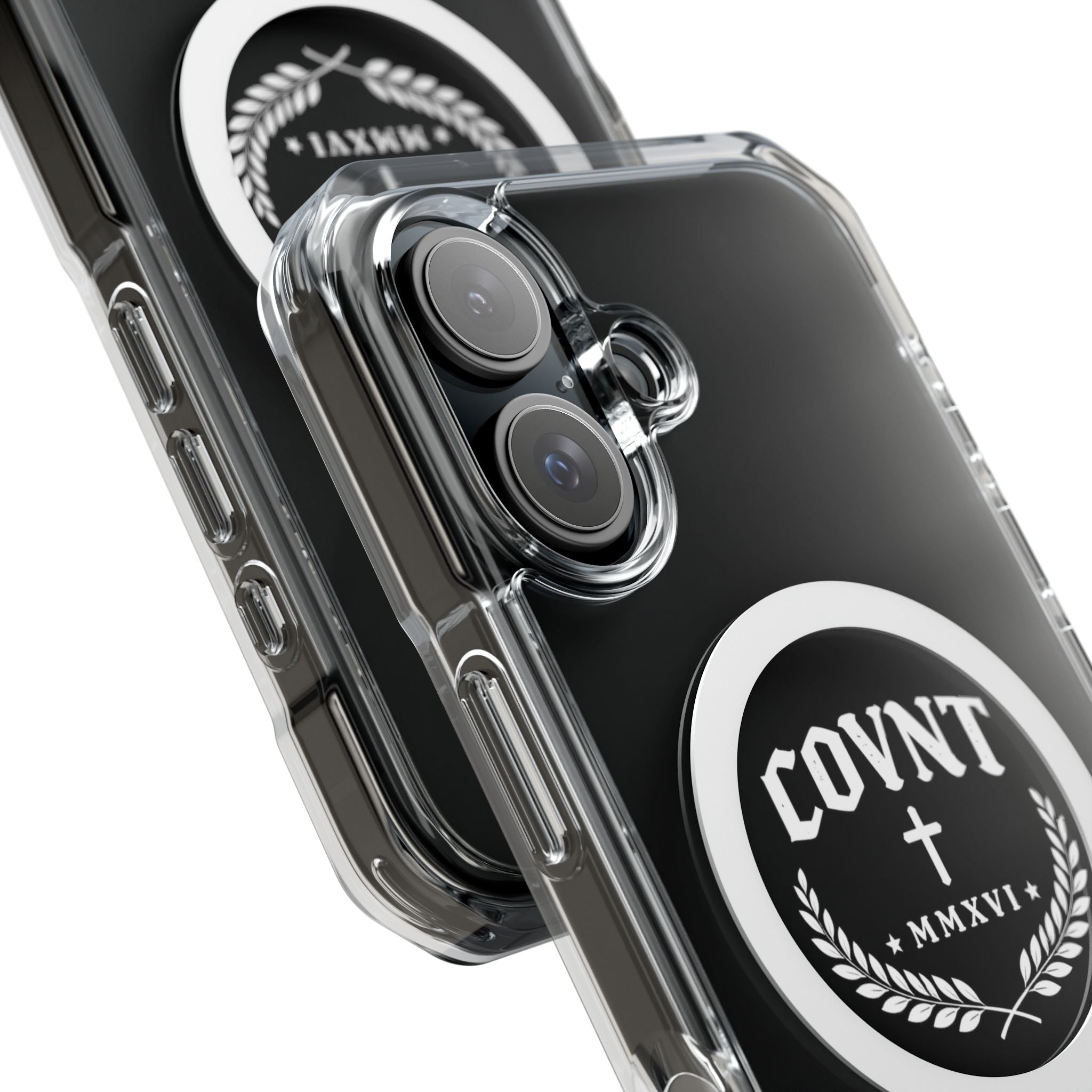 Clear Magnetic Phone Case — COVNT Emblem Clear Impact Case with MagSafe Ring