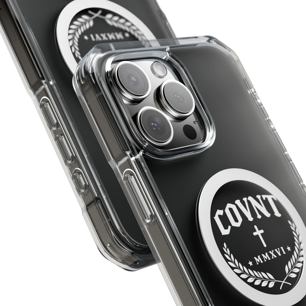 Clear Magnetic Phone Case — COVNT Emblem Clear Impact Case with MagSafe Ring