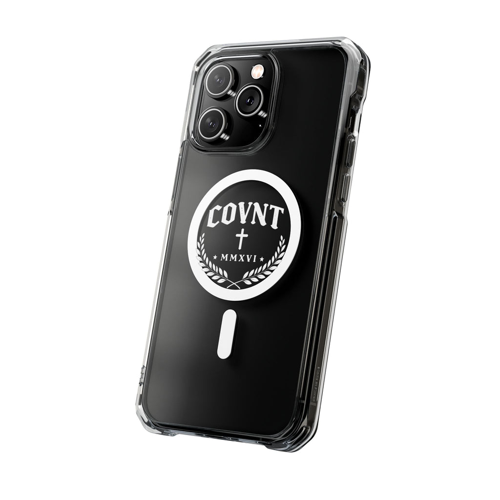 Clear Magnetic Phone Case — COVNT Emblem Clear Impact Case with MagSafe Ring