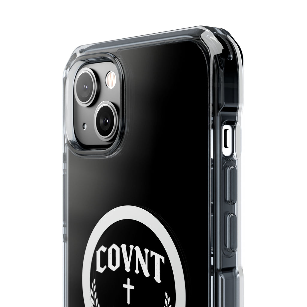 Clear Magnetic Phone Case — COVNT Emblem Clear Impact Case with MagSafe Ring