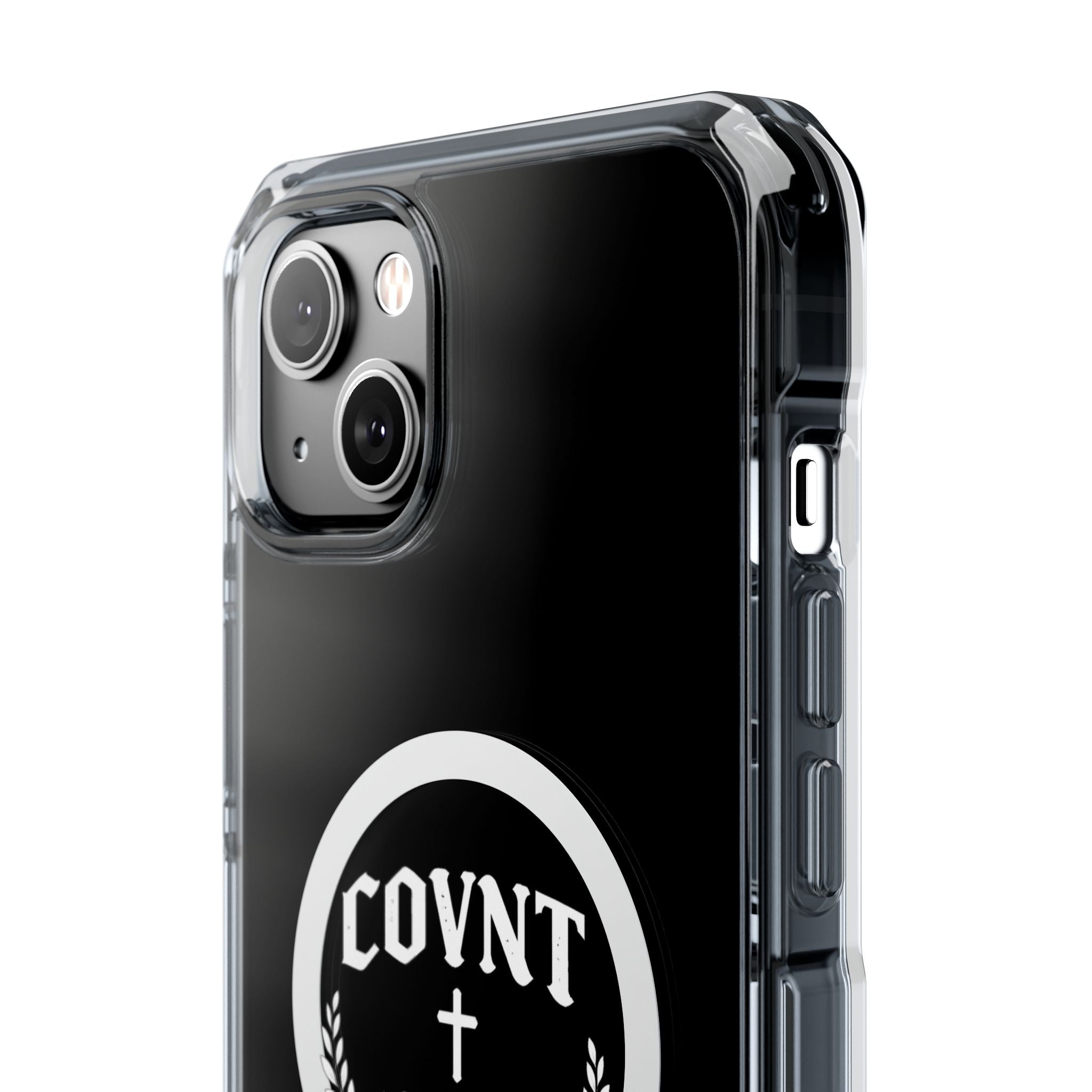 Clear Magnetic Phone Case — COVNT Emblem Clear Impact Case with MagSafe Ring