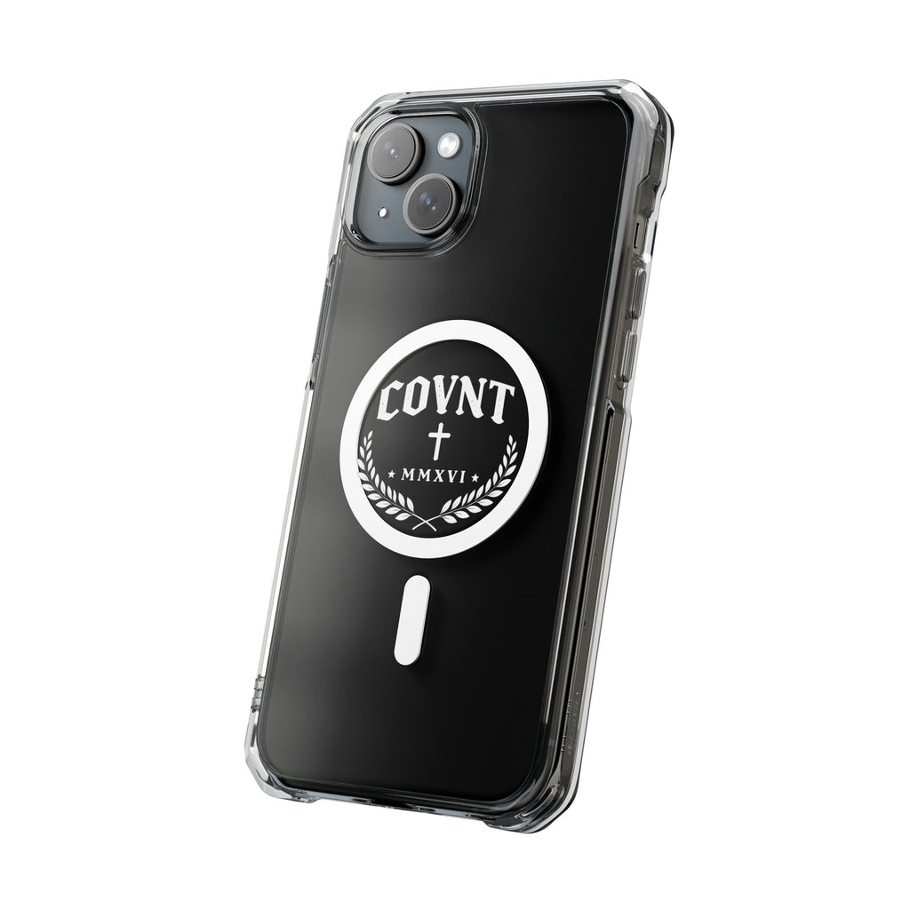 Clear Magnetic Phone Case — COVNT Emblem Clear Impact Case with MagSafe Ring