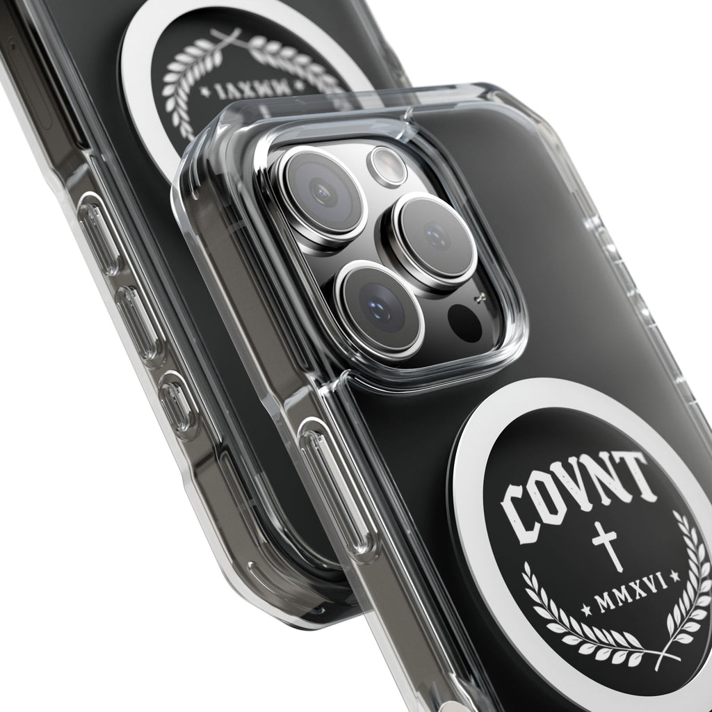 Clear Magnetic Phone Case — COVNT Emblem Clear Impact Case with MagSafe Ring