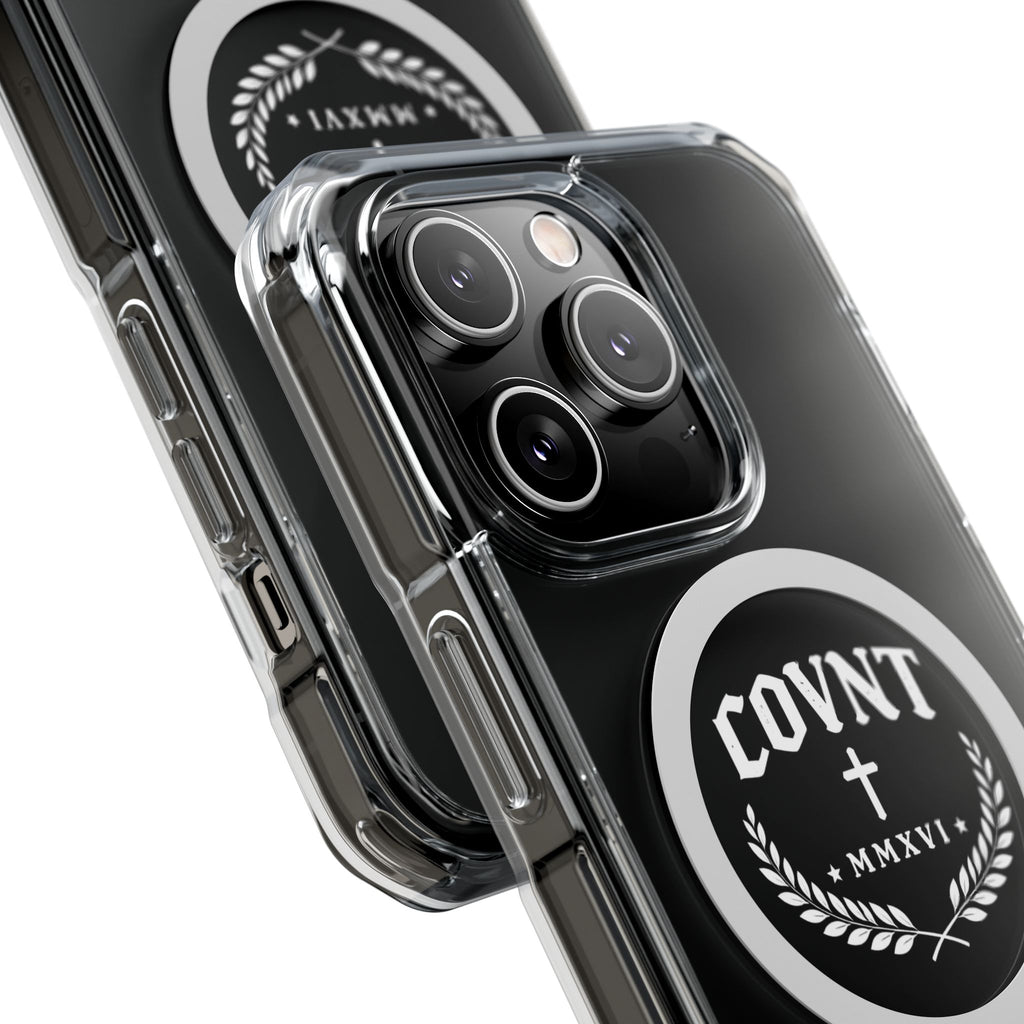 Clear Magnetic Phone Case — COVNT Emblem Clear Impact Case with MagSafe Ring