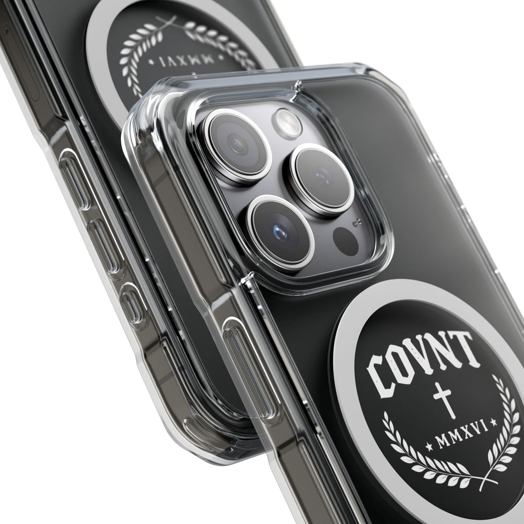 Clear Magnetic Phone Case — COVNT Emblem Clear Impact Case with MagSafe Ring