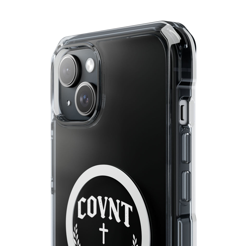 Clear Magnetic Phone Case — COVNT Emblem Clear Impact Case with MagSafe Ring