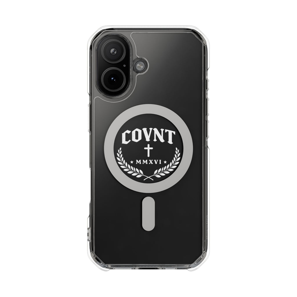 Clear Magnetic Phone Case — COVNT Emblem Clear Impact Case with MagSafe Ring
