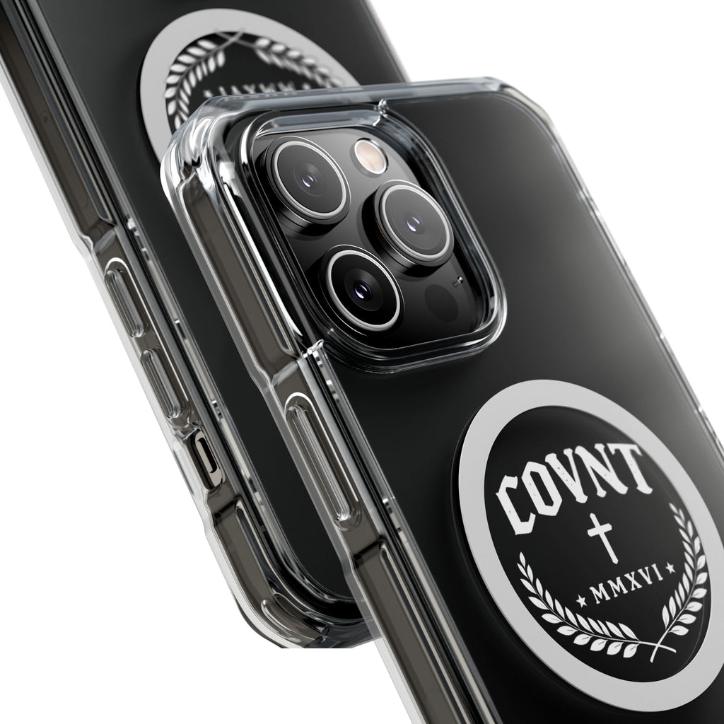 Clear Magnetic Phone Case — COVNT Emblem Clear Impact Case with MagSafe Ring